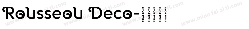 Rousseou Deco字体转换